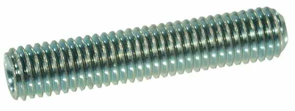 Pièces agricoles - Fasteners - Vis sans tête six pans creux bout cuvette M10x25 45H zinqu