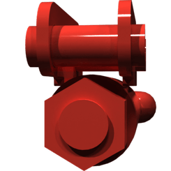 Pièces agricoles - Pièce divers - Oeil de remorquage 50-peint-