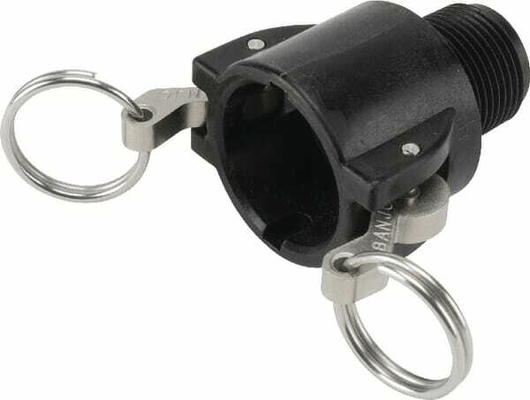 Pièces agricoles - Pièce Pulvérisateur - Camlock Type B 3/4" filetage mâle NPT polypropylène