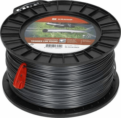 Pièces agricoles - Jardin et forêt pièce adaptable - Fil de coupe Ø 2.5mm 236m rond Titanium Power gris Kramp