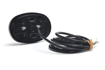 Pièces agricoles - Eclairage - Feu avant multifonction LED, ovale, 12-24V, 136,4x91x40mm