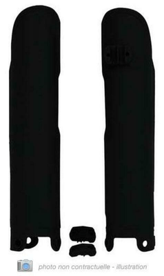 Pièces Quad & Motos - Plastiques - Protections de fourche RACETECH - noir