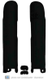 Protections de fourche RACETECH - noir