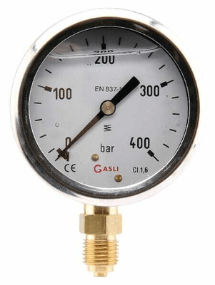 Pièces agricoles - Hydraulique - Manomètre Ø63 0-400bar ¼" inf.