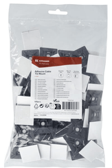Pièces agricoles - Fasteners - Fixation adhésive pour câble 4.8mm 100Pcs