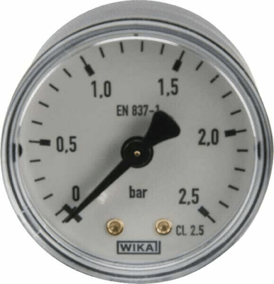 Pièces agricoles - Hydraulique - Manom., rac. ar. ø50 0-2,5bar