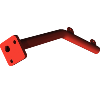 Pièces agricoles - Pièce divers - support de tuyau soudé -peint-