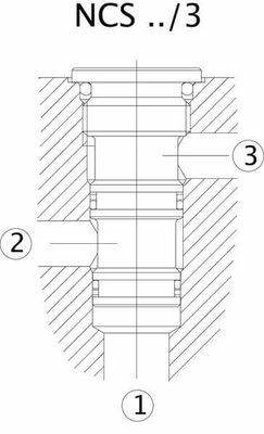 Pièces agricoles - Hydraulique - Bouchon de cavité NCS06/3