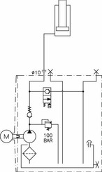 Pièces agricoles - Hydraulique - Kit lev chasse-neige qud 12VDC