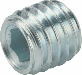 Pièces agricoles - Fasteners - Vis sans tête six pans creux bout cuvette M8x8 45H zinqué