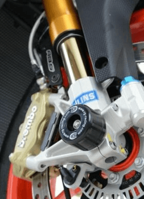 Pièces Quad & Motos - Equipement véhicule - Protection de fourche R&G RACING noir Aprilia Tuono V4