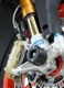 Protection de fourche R&G RACING noir Aprilia Tuono V4