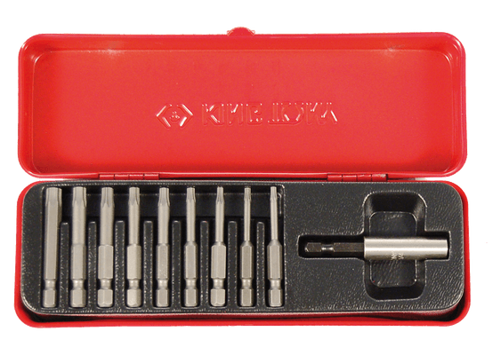 Outils - Outils divers - Coffret embouts Torx renforcés 1/4" 11 pièces