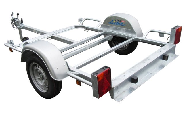 Materiels - Remorque voiture - PETIT CHASSIS SEUL 178x126 PTAC 500 kg partiellement démontée