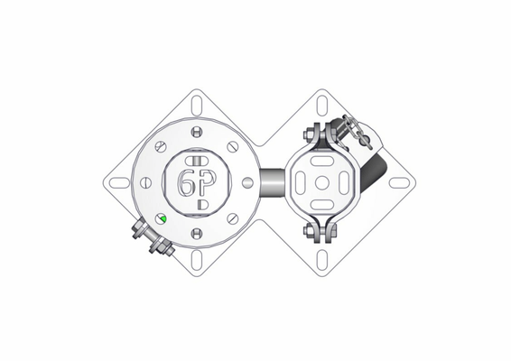 Materiels - Accessoires 70Kg-100Kg - DOUBLE POTEAU -6P- DE ROTATION HORAIRE SUR PLATINE V2