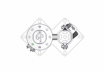 Materiels - Accessoires 70Kg-100Kg - DOUBLE POTEAU -6P- DE ROTATION HORAIRE SUR PLATINE V2