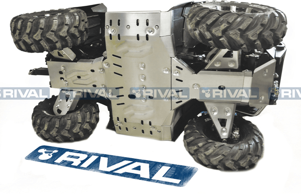 Pièces Quad & Motos - Equipement véhicule - Kit sabot complet RIVAL - aluminium CF Moto CForce 800/820