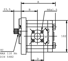 Pièces agricoles - Hydraulique - Pompe hydraulique