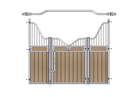 Accessoires et options matériel  - Matériel d'élevage - autre - FACADE CHEVERNY RESINE L.3M