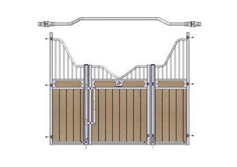 Accessoires et options matériel  - Matériel d'élevage - autre - FACADE CHEVERNY RESINE L.3M