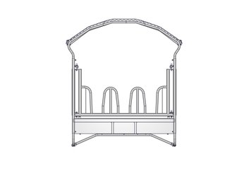 Materiels - Râtelier - PACK DE 2 RATELIER BIG BALL TYPE PTF SANS 3 POINTS