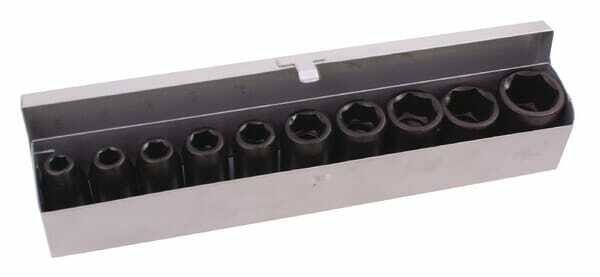 Pièces agricoles - Outils atelier - Douille à choc en coffret 1/2"