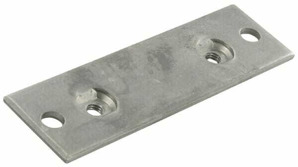 Pièces agricoles - Hydraulique - Plaque à visser inox Gr.5