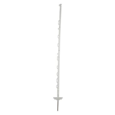 Pièces agricoles - Cloture,Jardin & Sylviculture - Piquet de clôture, polypropylène, standard 120 cm blanc DS (10x)