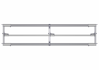 Materiels - Cornadis - PACK DE 6 PANNEAUX ENGRAISSEMENT 3TUBES L.5M