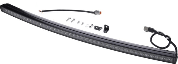 Pièces agricoles - Eclairage - Barre lumineuse de travail LED, 210W, 17640lm, rectangulaire, 12/24V, blanc/orange, 1007,1x40x54,4mm prise Deutsch, Combo, cour