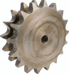 Pièces agricoles - Transmission - Pignon Duplex 17 dents 1 1/2" chaîne 24 B-2 Kramp