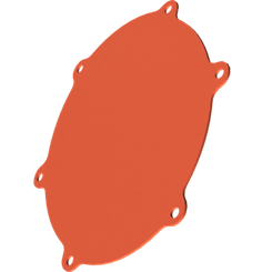 Pièces agricoles - Pièce divers - plaque de recouvrement peinte. -