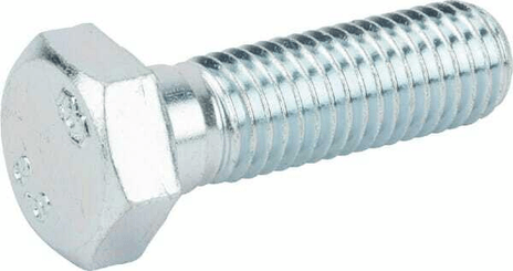 Pièces agricoles - Fasteners - Vis T Hex PF DIN931 M12 x 40 8.8 zinc