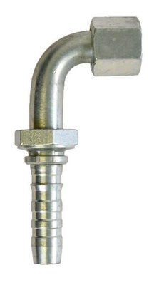 Pièces agricoles - Hydraulique - Racc. à sertir 90° DN16-7/8 JIC