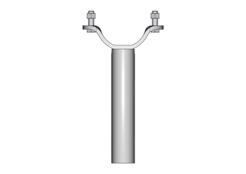 Materiels - Matériel d'élevage - autre - DEMI BRIDE TREFLE D.102MM FIXATION CORNADIS BASSE