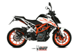 Silencieux MIVV GP Pro inox noir KTM Duke 125/390