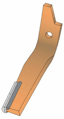 Pièces agricoles - Travail du sol - Dent de herse carb. G. p/Amazone