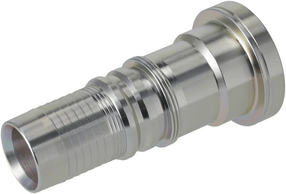 Pièces agricoles - Hydraulique - Raccord à sertir 4SH-DN40 avec bride ø63,5 mm