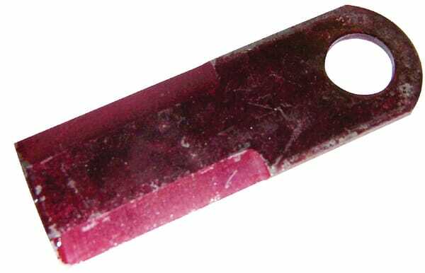 Pièces agricoles - Moissonneuses - Couteau rotatif broyeur de paille 178x60x5 mm Ø 30 mm