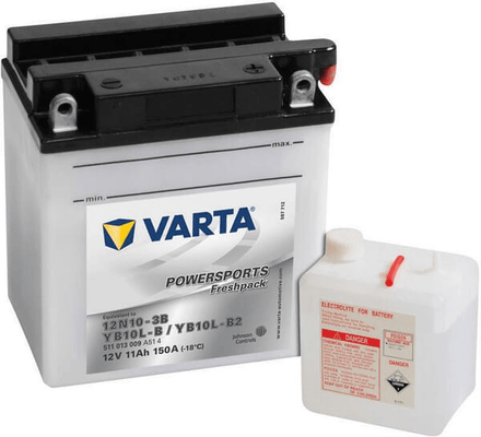 Pièces agricoles - Eclairage - Batterie 12V 11Ah 150A Sports motorisés Freshpack VARTA