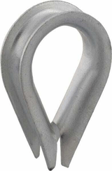 Pièces agricoles - Fasteners - Cosse-coeur zingué 4 mm