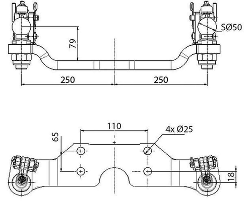 Pièces agricoles - Tracteur pièce adaptable - Directionnel forcé