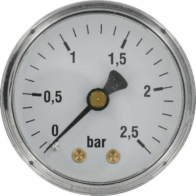 Pièces agricoles - Hydraulique - Manom. 0-2,5bar Ø50 1/4" acier