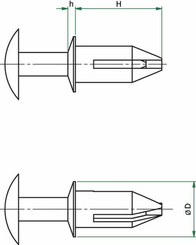 Pièces agricoles - Fasteners - Cliquet 6,3mm