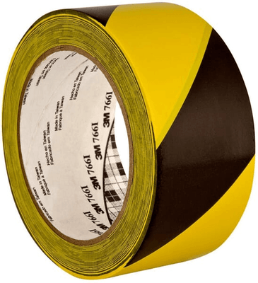Chimie - Chimie divers - Ruban de signalisation des dangers 766, jaune/noir, 50 mm x33M, 3M™
