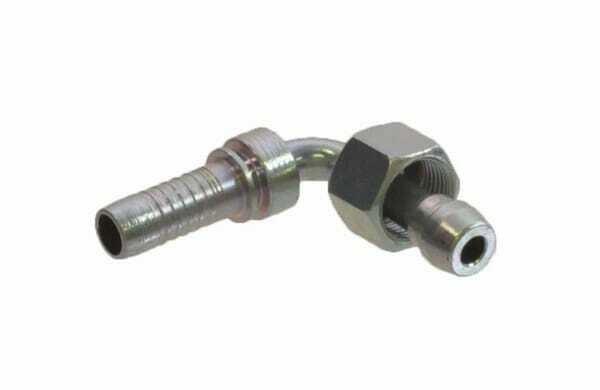 Pièces agricoles - Hydraulique - Raccord 90° DN13-M20x150