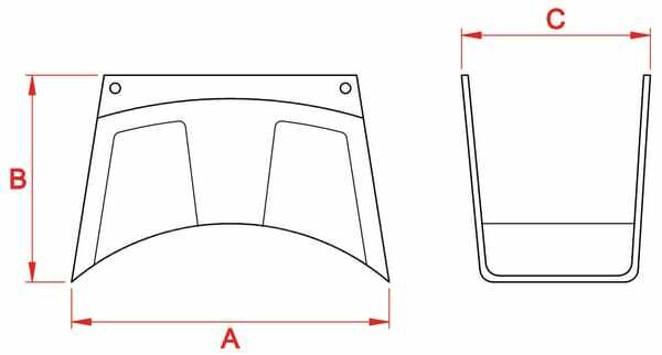 Pièces agricoles - Hydraulique - Support tuyau mural métal léger
