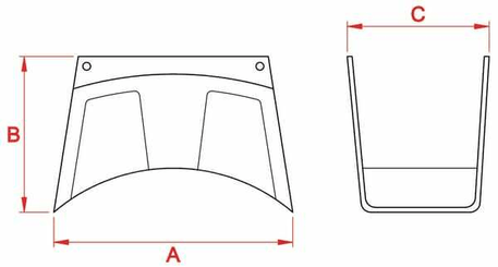 Pièces agricoles - Hydraulique - Support tuyau mural métal léger