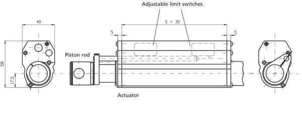 Pièces agricoles - Electricité - Interrupteur fin course LS30