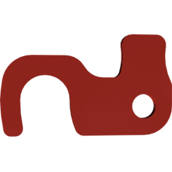 Pièces agricoles - Pièce divers - crochet de verrouillage peint